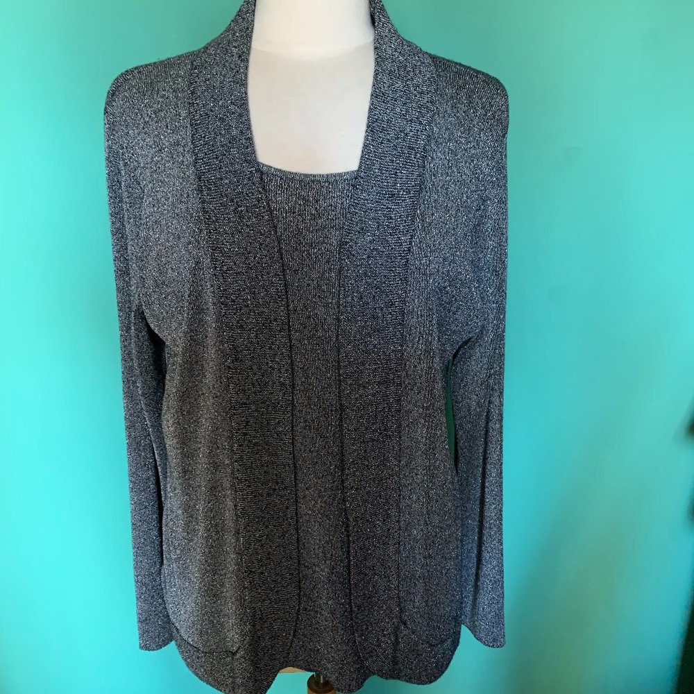 Silver jacket with attached tank